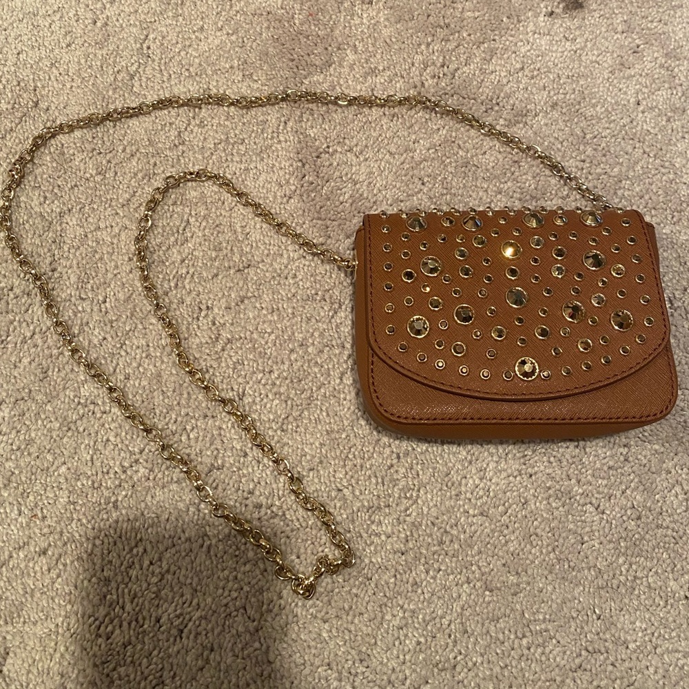Juicy Couture brown studded purse